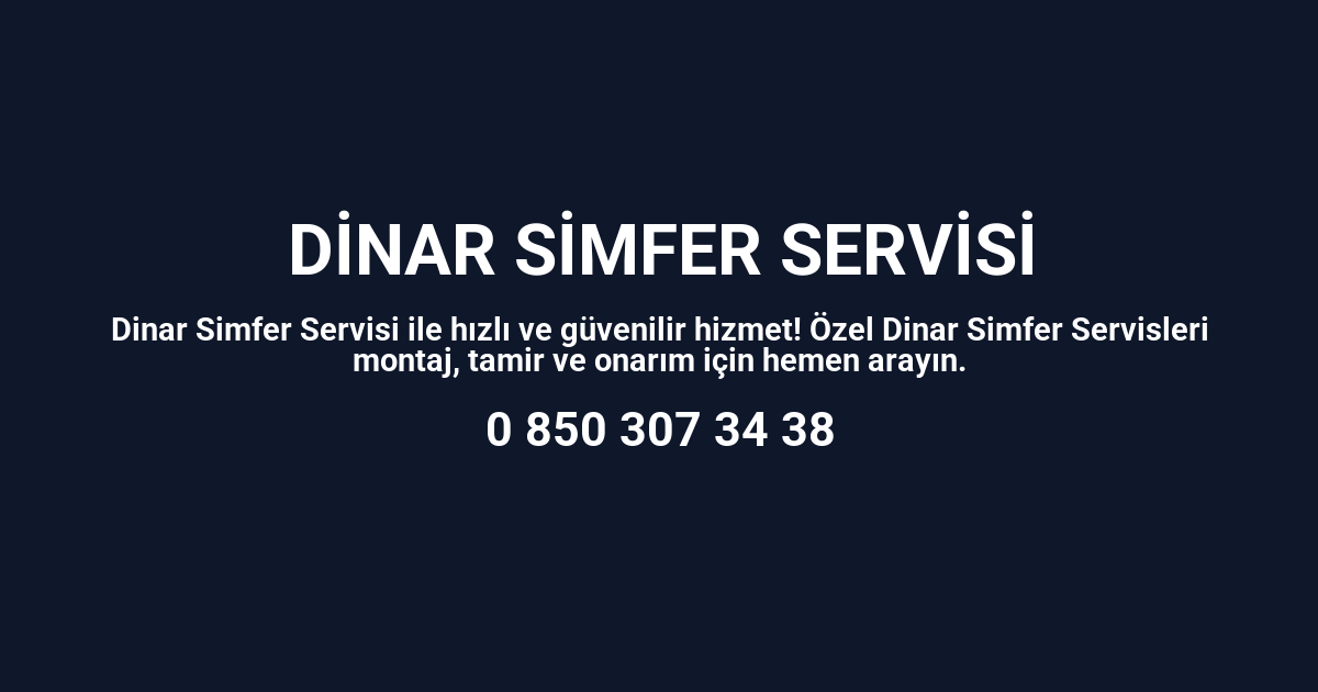 Dinar Simfer Servisi
